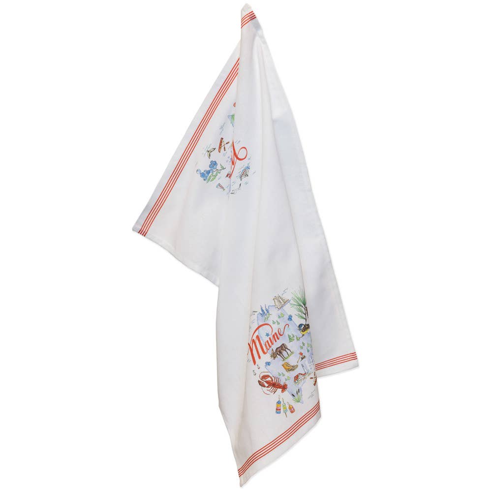 ME Maine State  28" Cotton Tea Towel