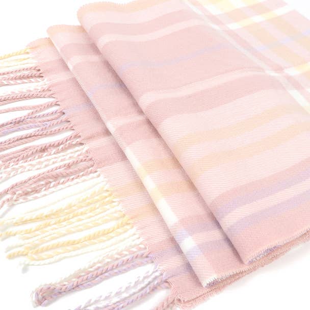 Unisex Plaid Acrylic Cashmere Feel Winter Scarves