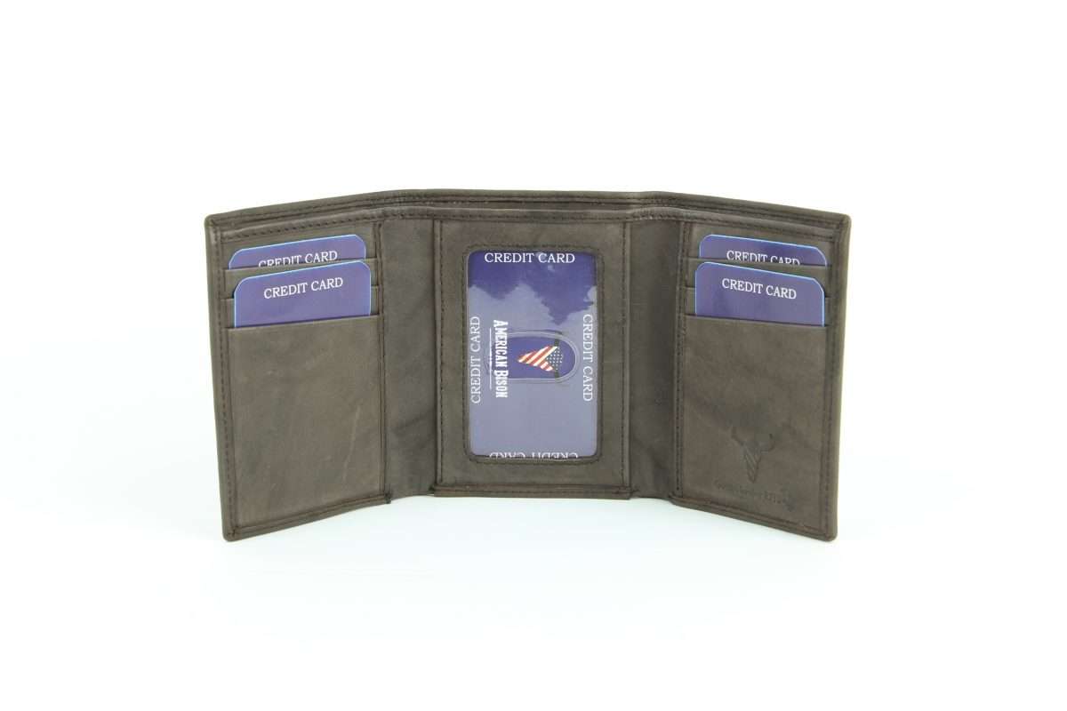 American Bison Tall Trifold Wallet