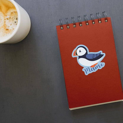 Maine Whimsical Puffin Vinyl Mini Sticker