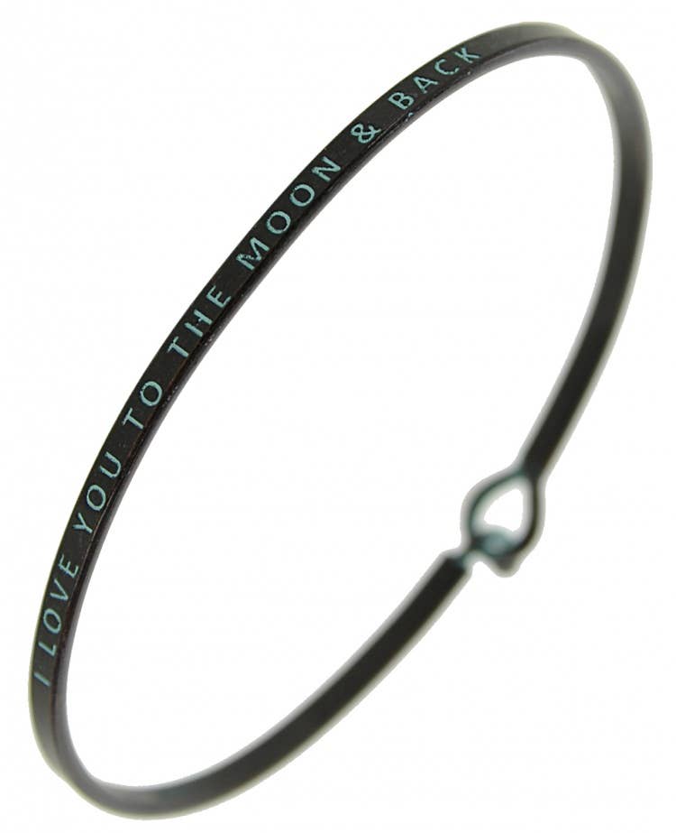 LOVE YOU TO THE MOON & BACK Bangle