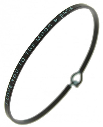 LOVE YOU TO THE MOON & BACK Bangle