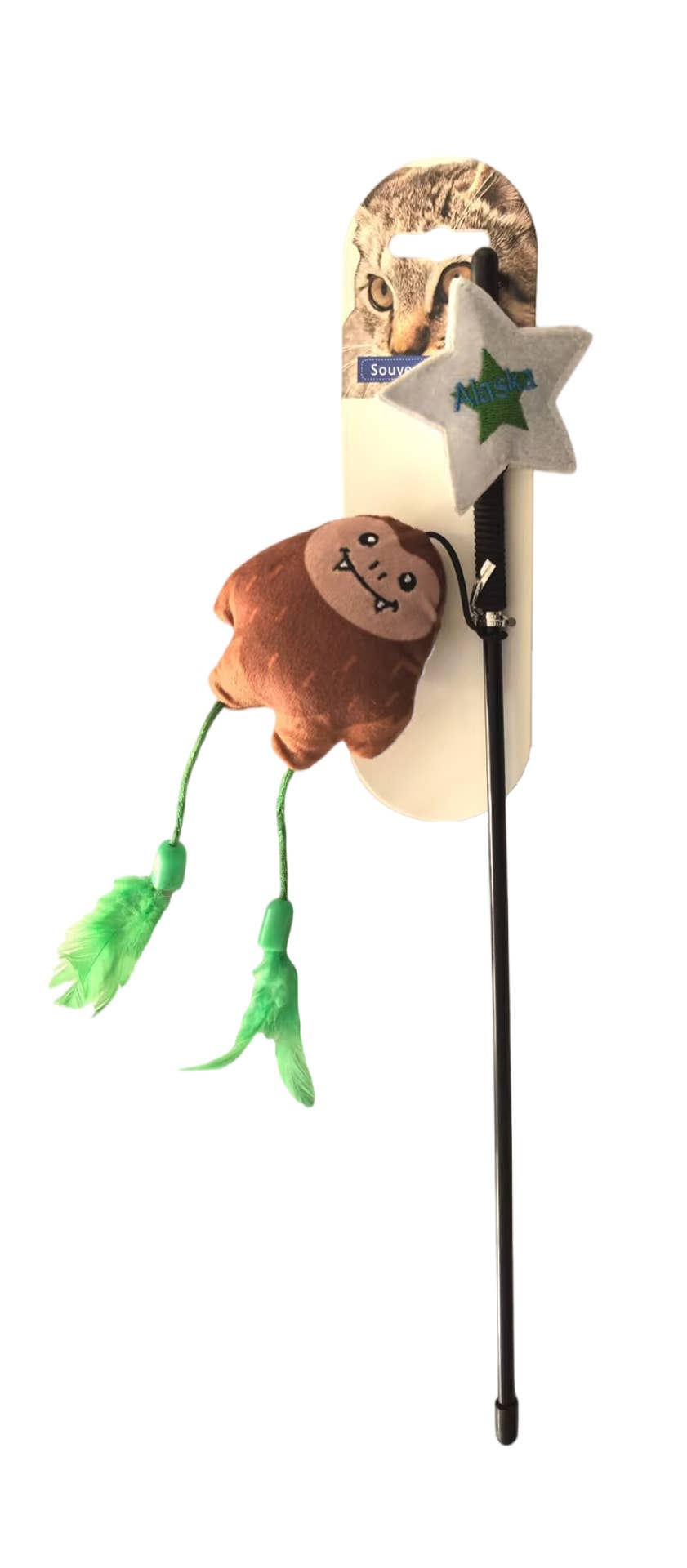 MAINE Bigfoot Cat Wand toy