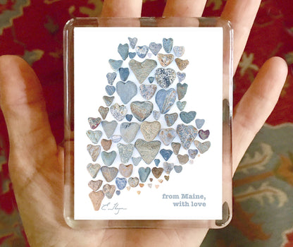 Destination | Maine Map magnets