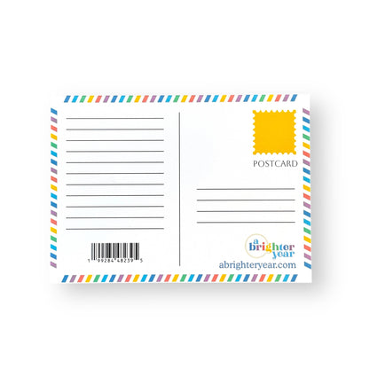Color Your Own Maine State Postcard