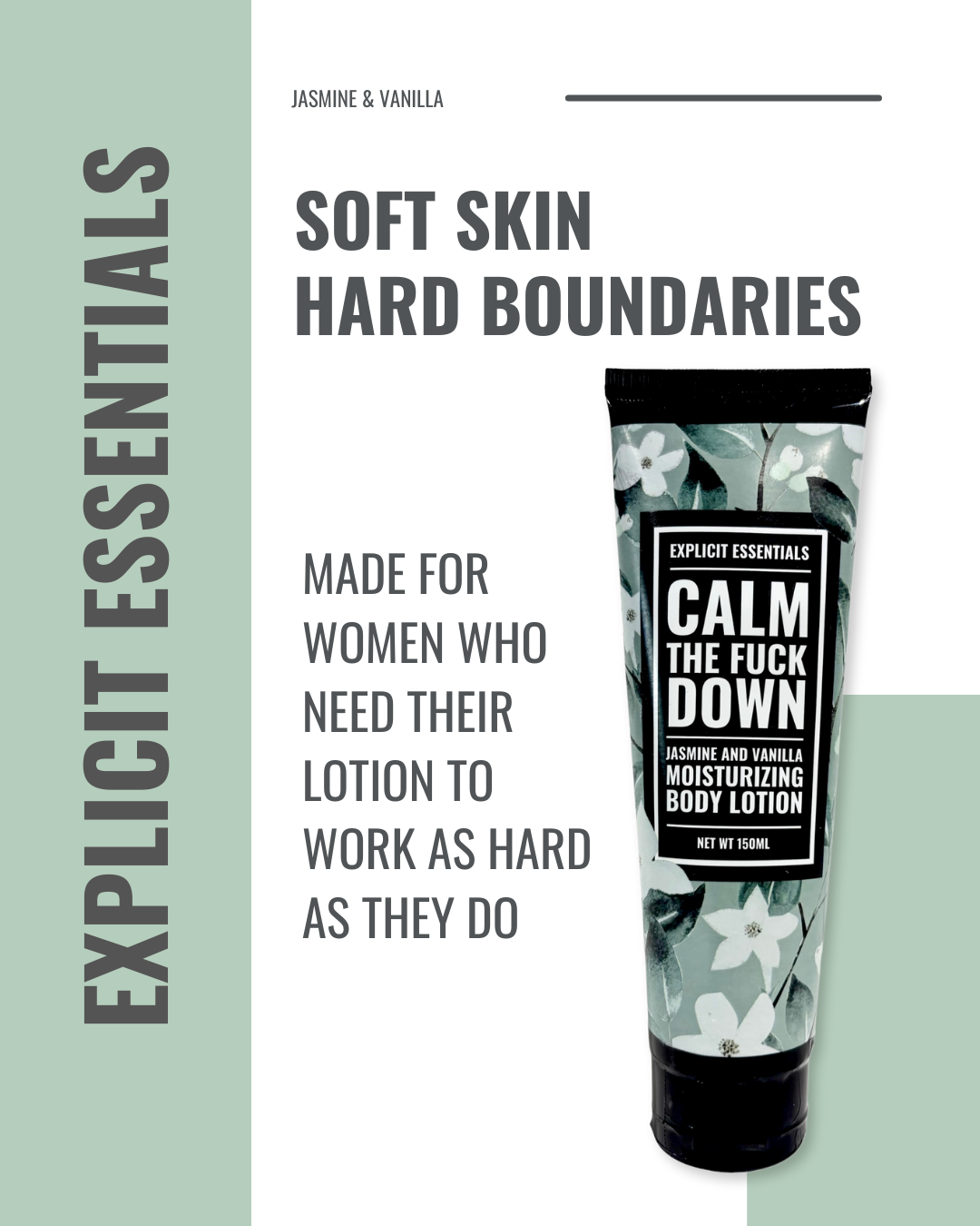 Calm The Fuck Down Body Lotion, Relaxation Gift