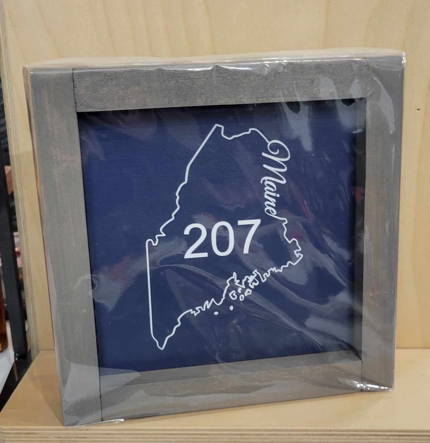 7x7 Framed Maine Signs