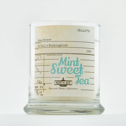 Mint Sweet Tea / To Kill a Mockingbird / book candle