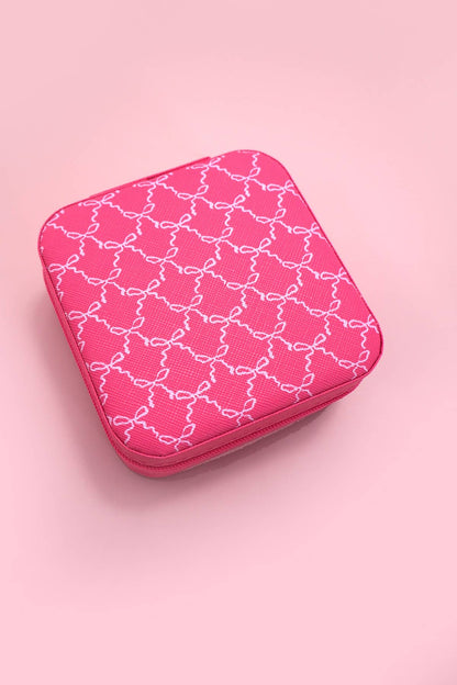 DESIGNED JEWELRY ORGANIZER TRAVEL BOX CASE