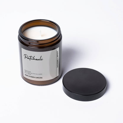 Patchouli - Essential Oil Candle - Organic Soy Wax