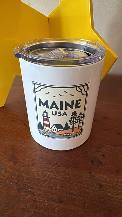 Maine Insulated Mugs with  Lid