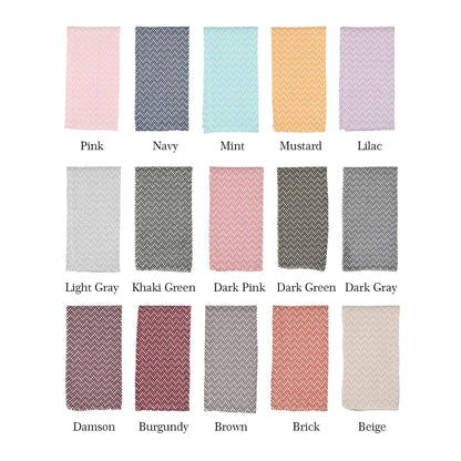 Herringbone Turkish Tea Towel, 20x32 in