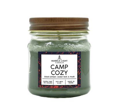 Camp Cozy 8oz. Scented Soy Candle