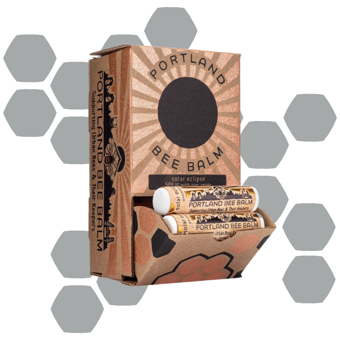 Solar Eclipse SPF 15 Lip Balms - in display box