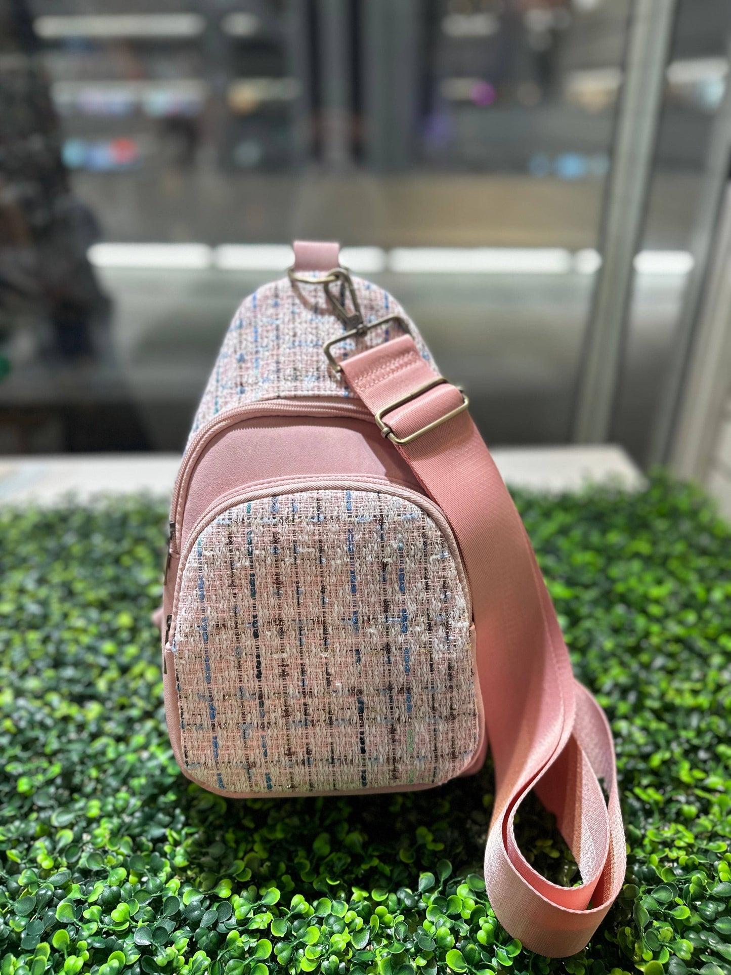 Tweed Sling Bag