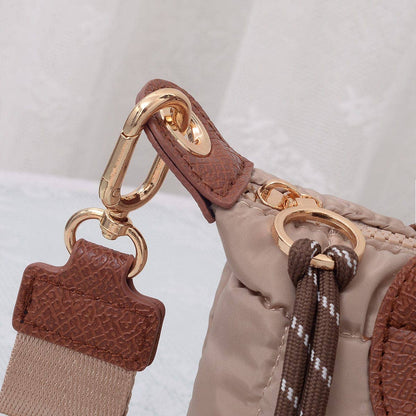 Quilted Puffer Satchel/Crossbody Bag