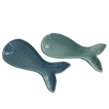 6.25" Ceramic Mermaid Tail Dish