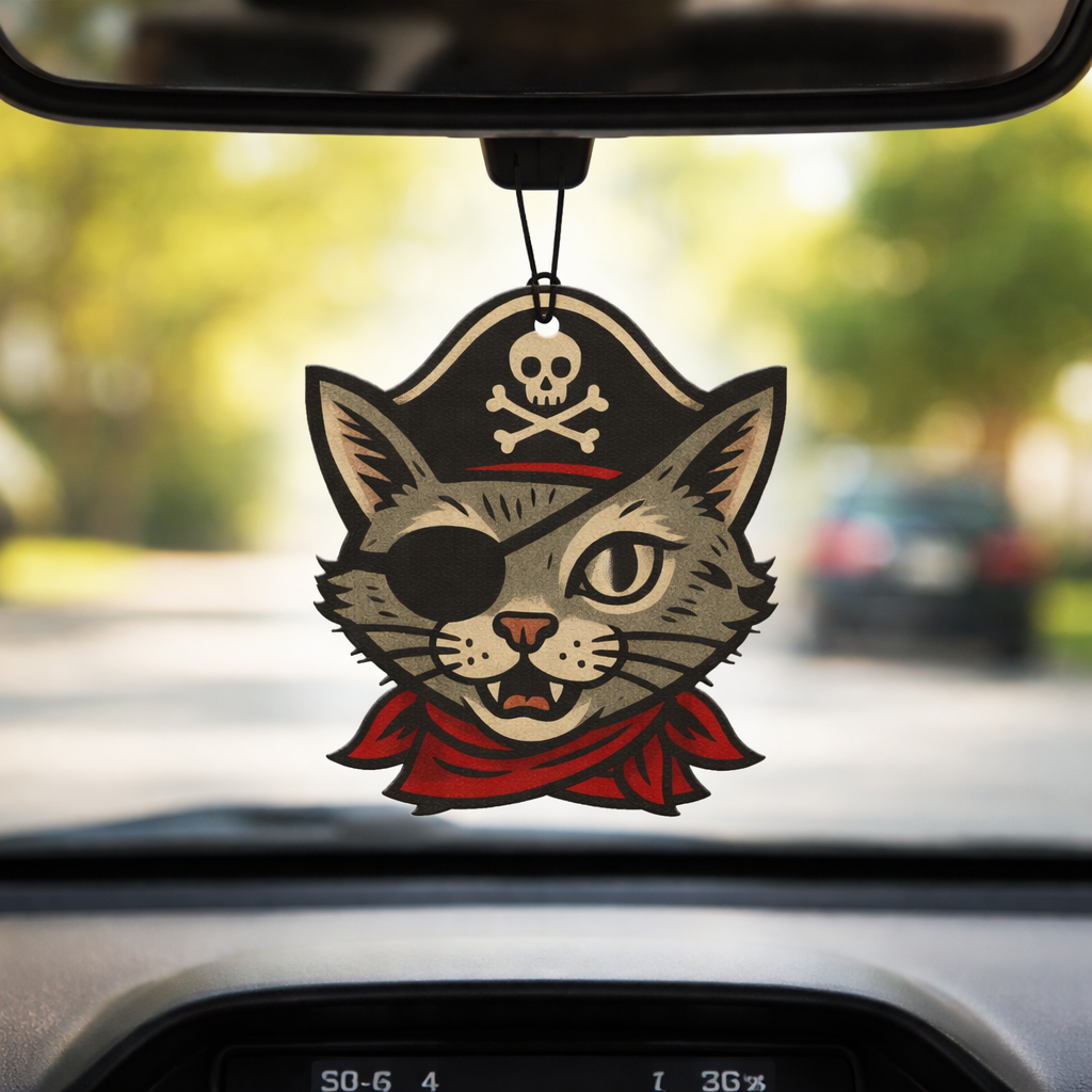 Pirate Cat Air Freshener