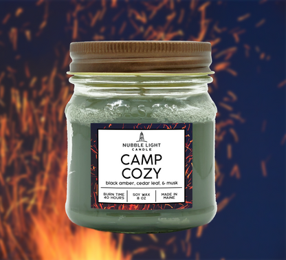Camp Cozy 8oz. Scented Soy Candle