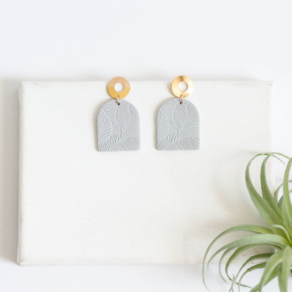 Madison Earring - Gray