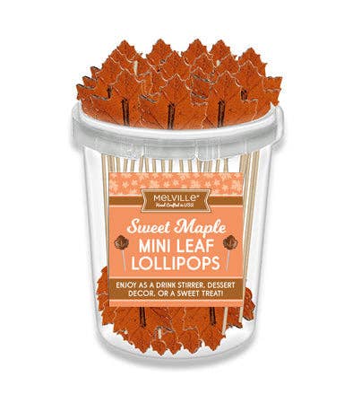 Mini Maple Leaf Lollipops