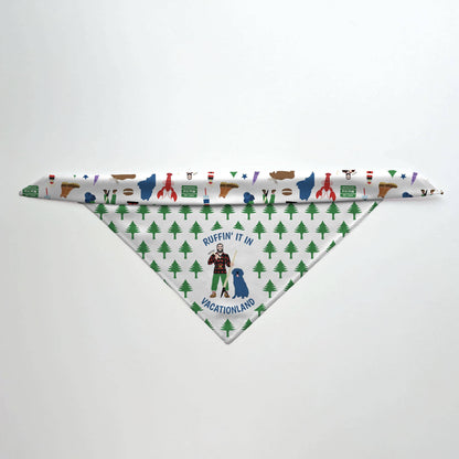 Maine Paul Bunyan Vacationland Reversible Dog Bandana