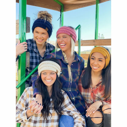 CC Solid Ribbed Women's Headband