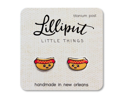 Hot Dog Earrings