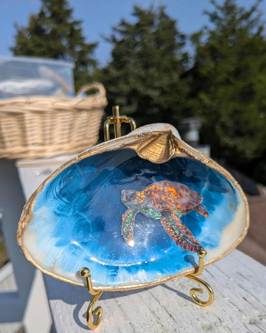 Luxury Small Scallop Shell Jewelry Dish