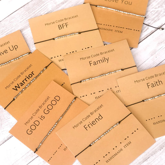Morse Code Bracelets