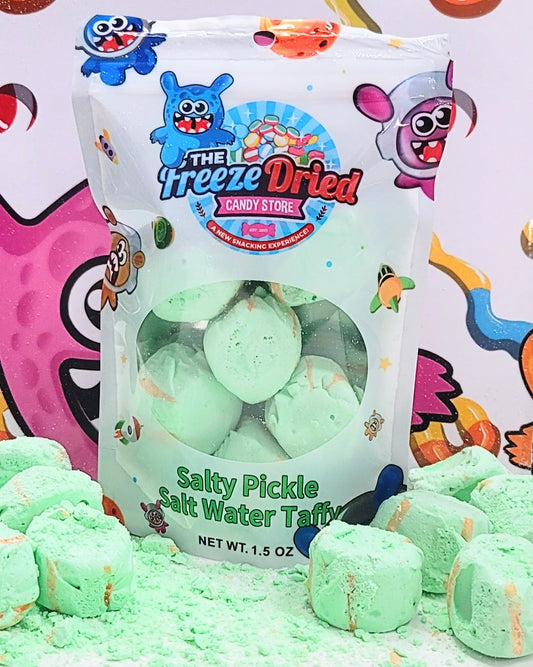 Freeze Dried Salty Pickle Salt Water Taffy