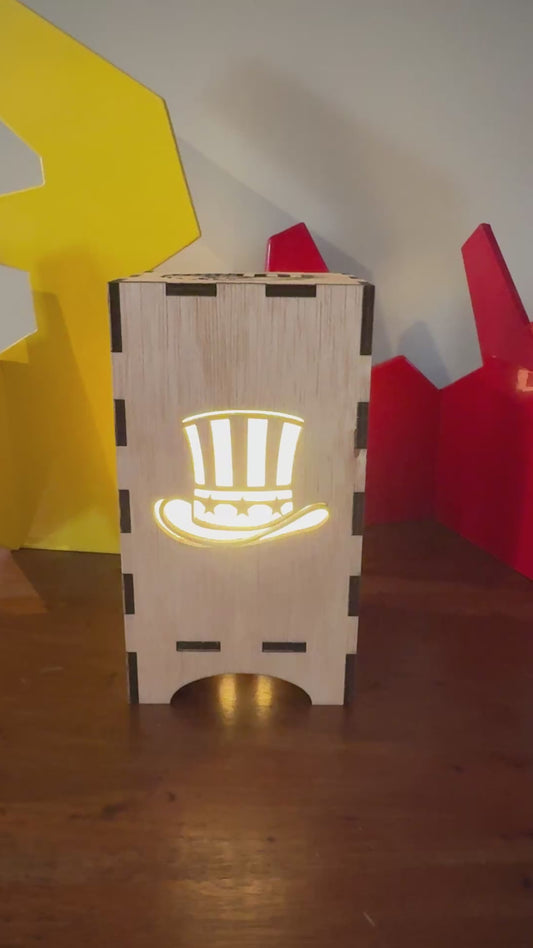 250th birthday Wooden Lantern!!