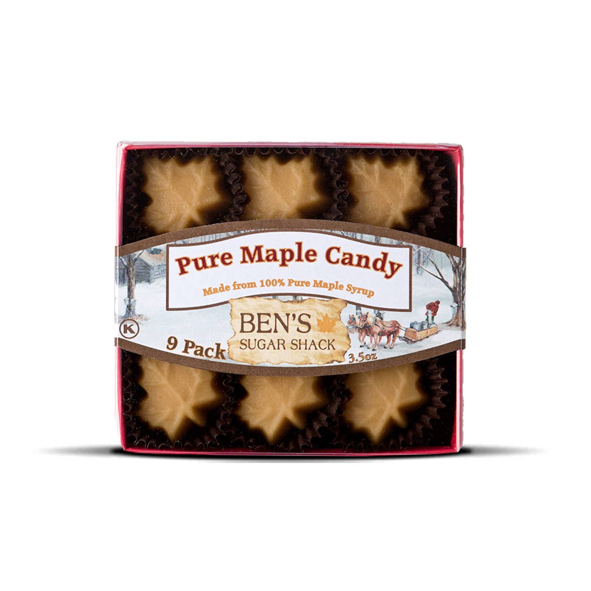 Pure Maple Candy 9 Pack