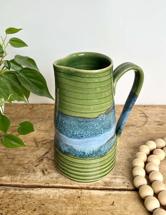 Tall Pitcher Summer Pitcher-Green