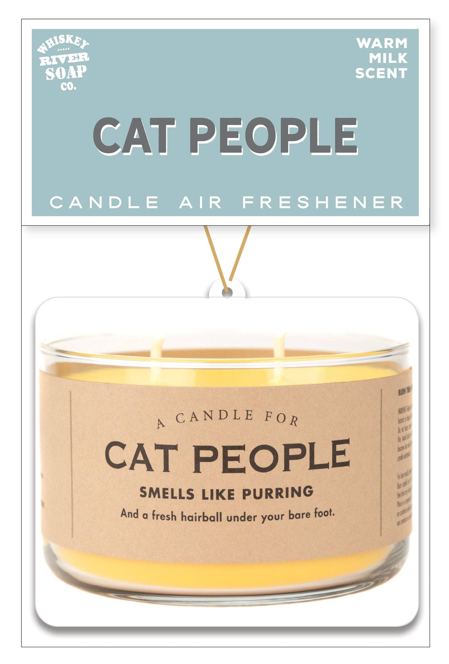 Whiskey River Soap Co Cat People Air Freshener | Funny Car Air Freshener