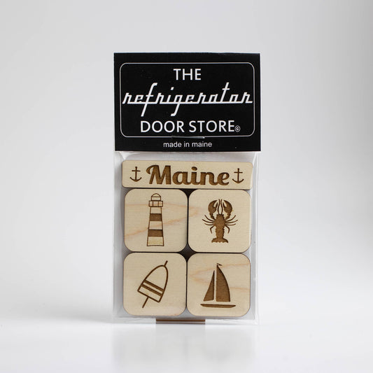 163 Design Company Maine Magnet Set Wood