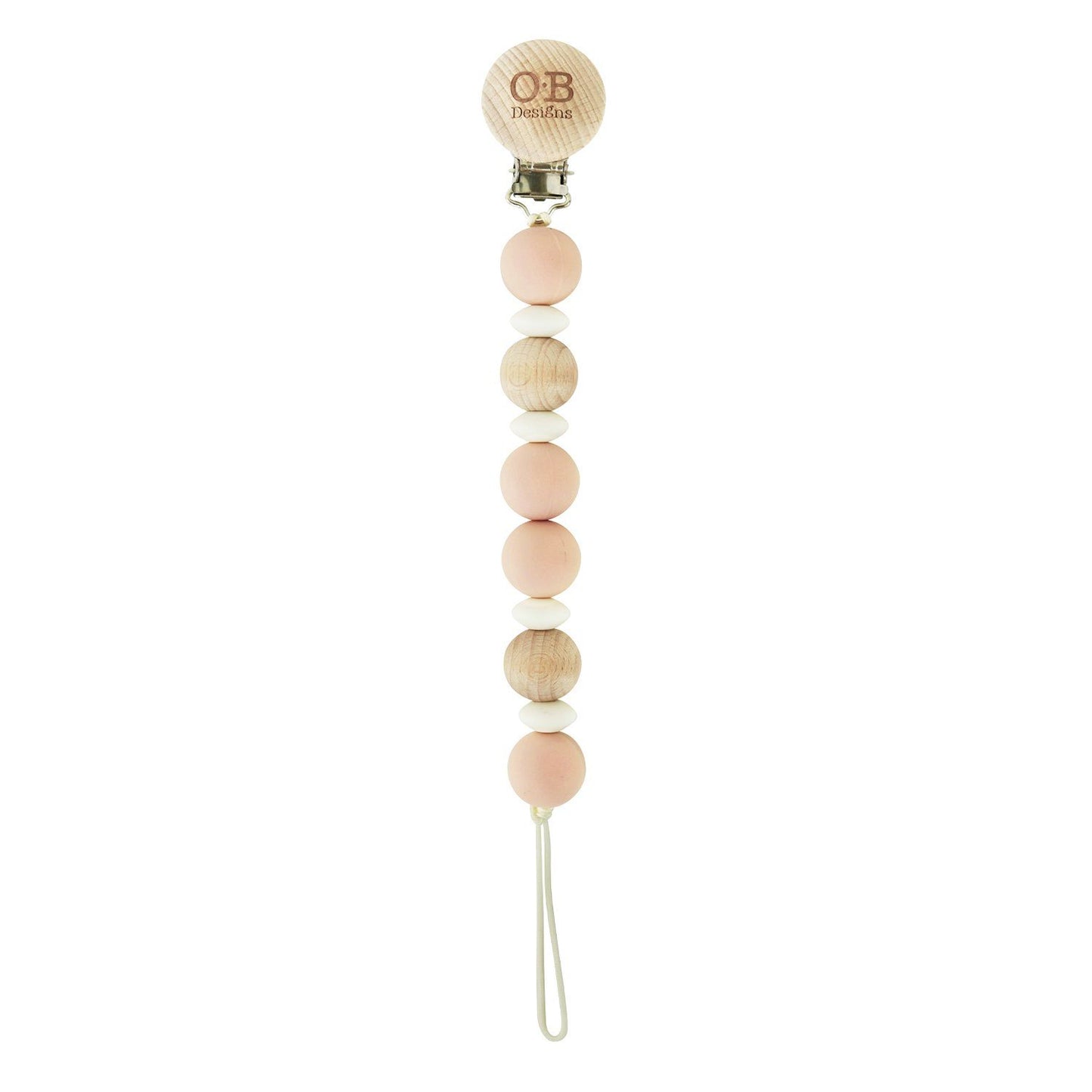 OB Blush Pink Eco-Friendly Pacifier Chain