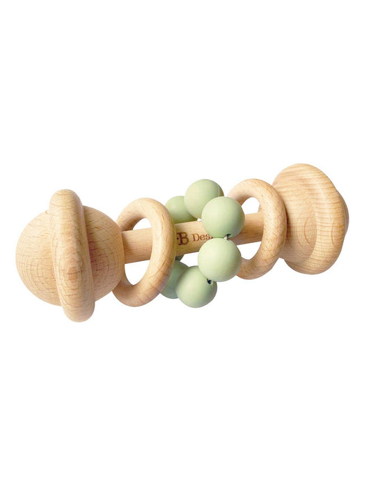 OB Mint Wooden Rattle Toy