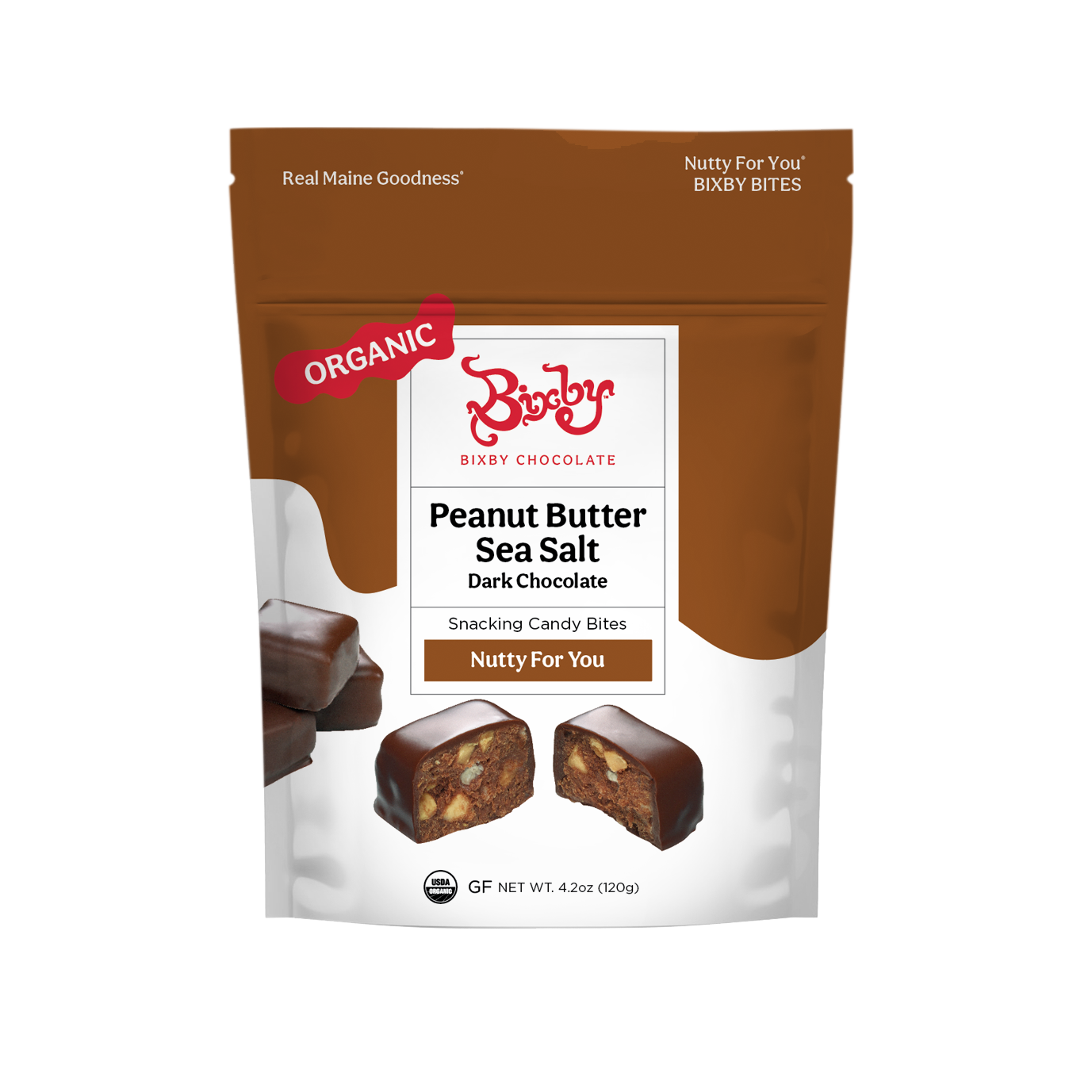 Bixby Chocolate Nutty For You Organic Bixby Bites