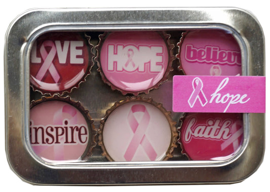 Kate's Magnets Hope Breast Cancer Awareness Magnets